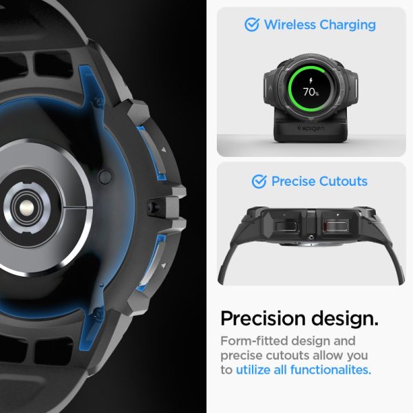 SPIGEN RUGGED ARMOR PRO GALAXY WATCH 6 CLASSIC (47 MM)  BLACK - Image 18